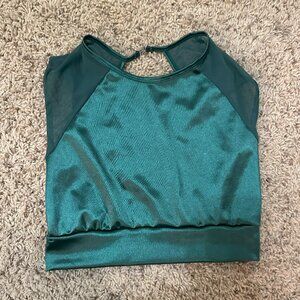 Woman Dance Crop / Bra Green Medium